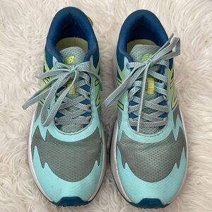 New Balance Teal Sneakers Girls,Size 4.5